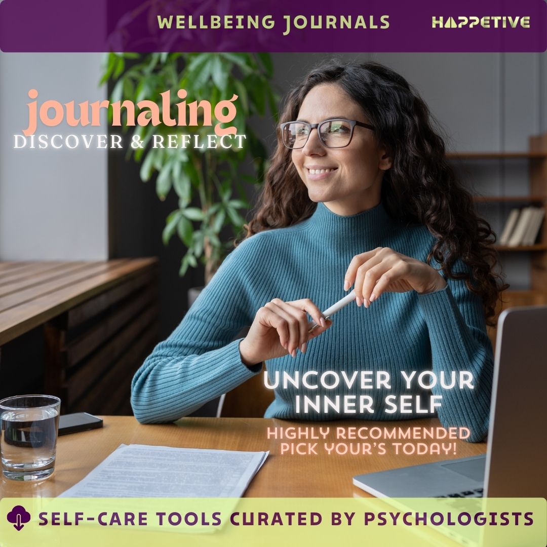 Wellbeing Journals by Happetive is a self care tool to nurture your mental health