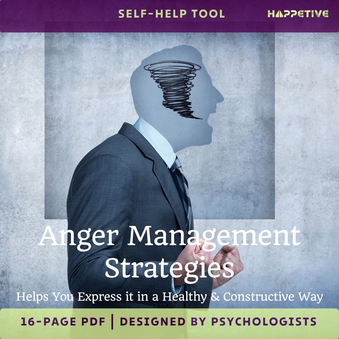 Anger Management Strategies Toolkit, Techniques to Control Anger, Psychologist-Designed Anger Management Tools with SBNRR Mindfulness Technique for Anger.