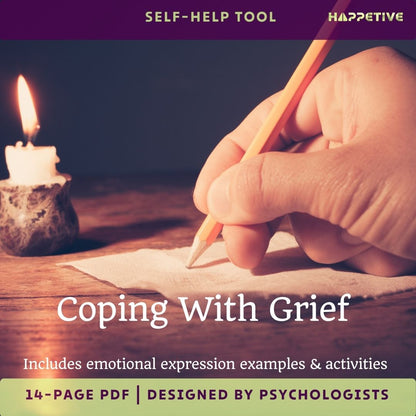 Therapist-Crafted Grief Tools: Memory Jar for Grief, Grief Sentence Completion Tool, Goodbye Letter for Healing