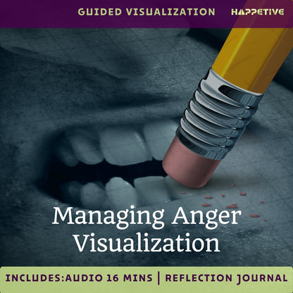 Visualization technique for managing anger by Happetive, guided steps for emotional regulation and stress reduction.