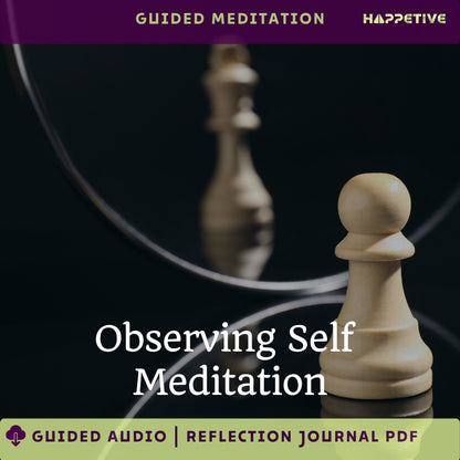 Guided meditation audio and reflection journal for emotional detachment and control by Happetive