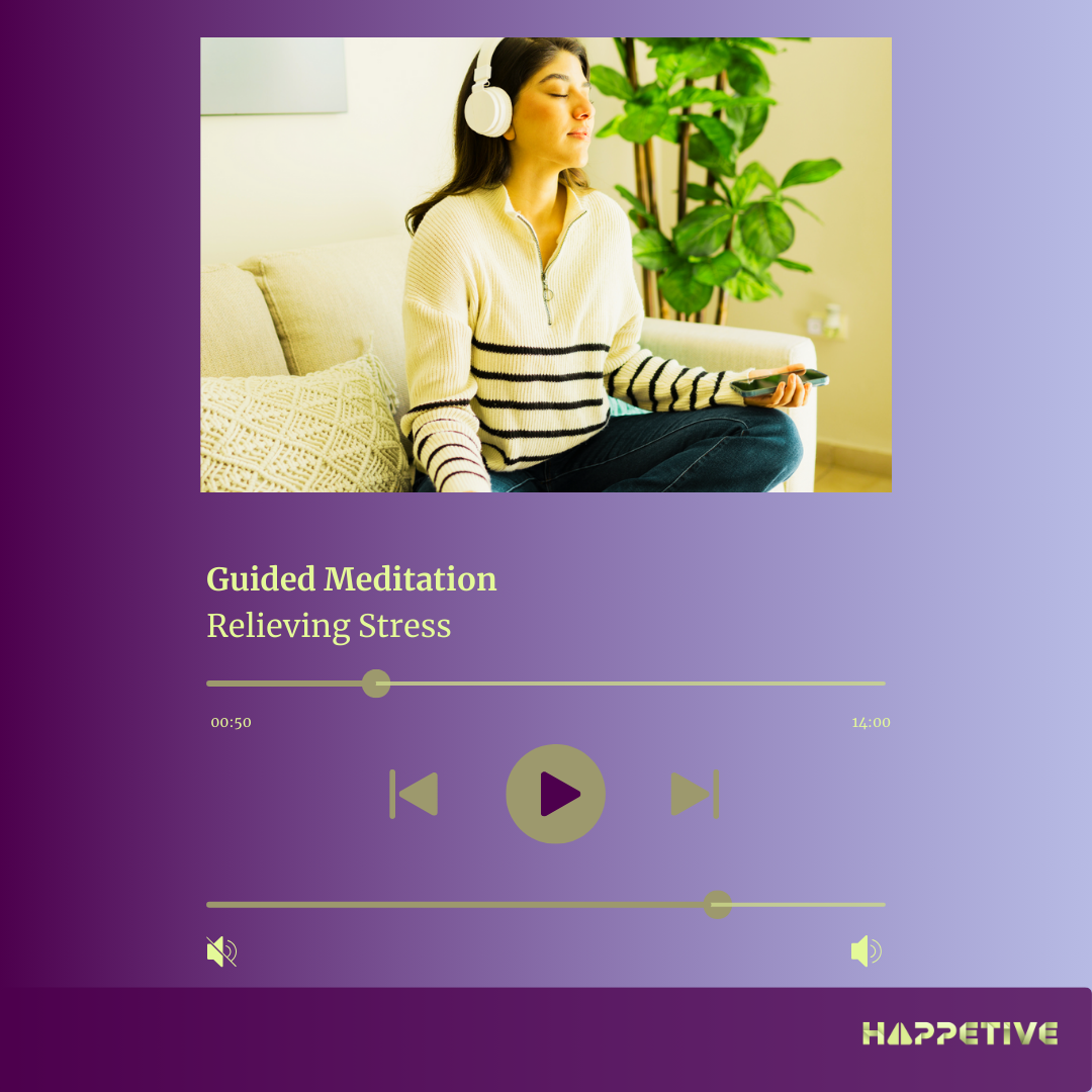 Guided Meditation Audio for Relieving Stress by Happetive