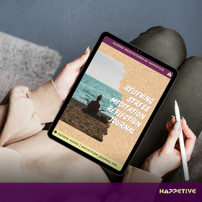 guided prompts provided in reflection journal by happetive 