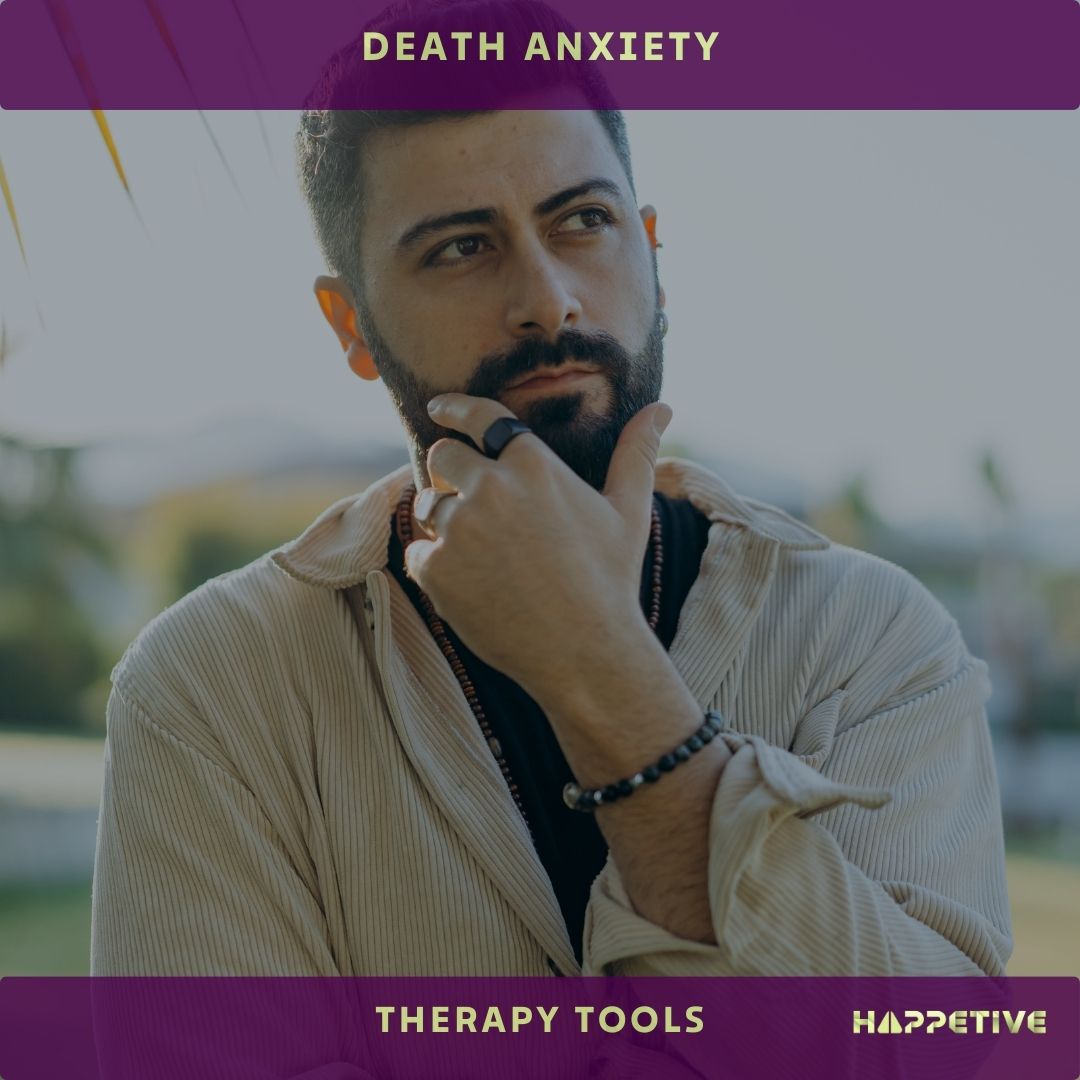 Death Tools Death Anxiety Therapy Tool – Worksheets to Reduce Fear & Build Meaning ...