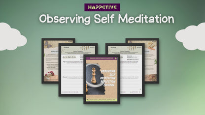 Guided meditation audio and reflection journal for emotional detachment and control by Happetive